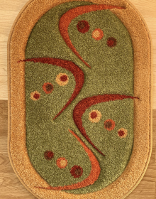 Синтетичний килим Frize Vrezanny 7141A  L.GREEN  - высокое качество по лучшей цене в Украине.